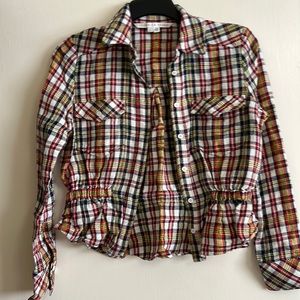 Veronica Beard Peplum Shirt